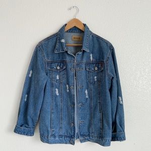 Distressed Jean Jacket
